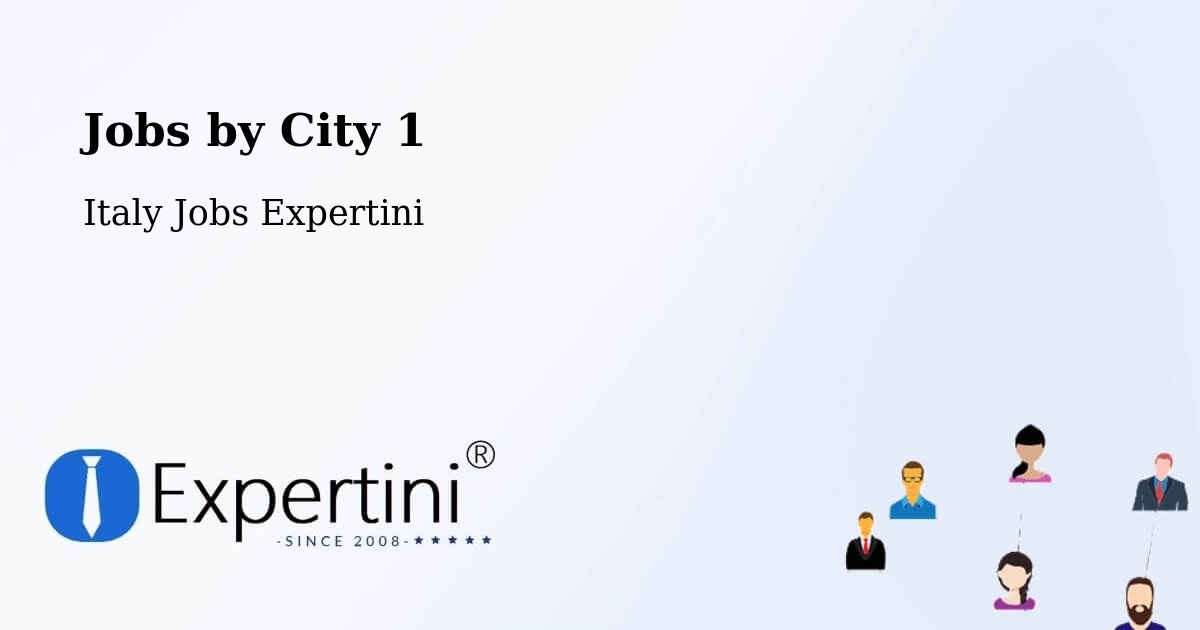 City Jobs in Italy - Expertini